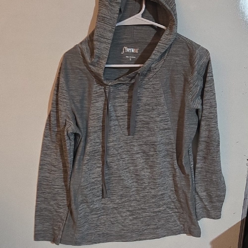 Heather Gray Hooded Sweater by Sport-Tek
